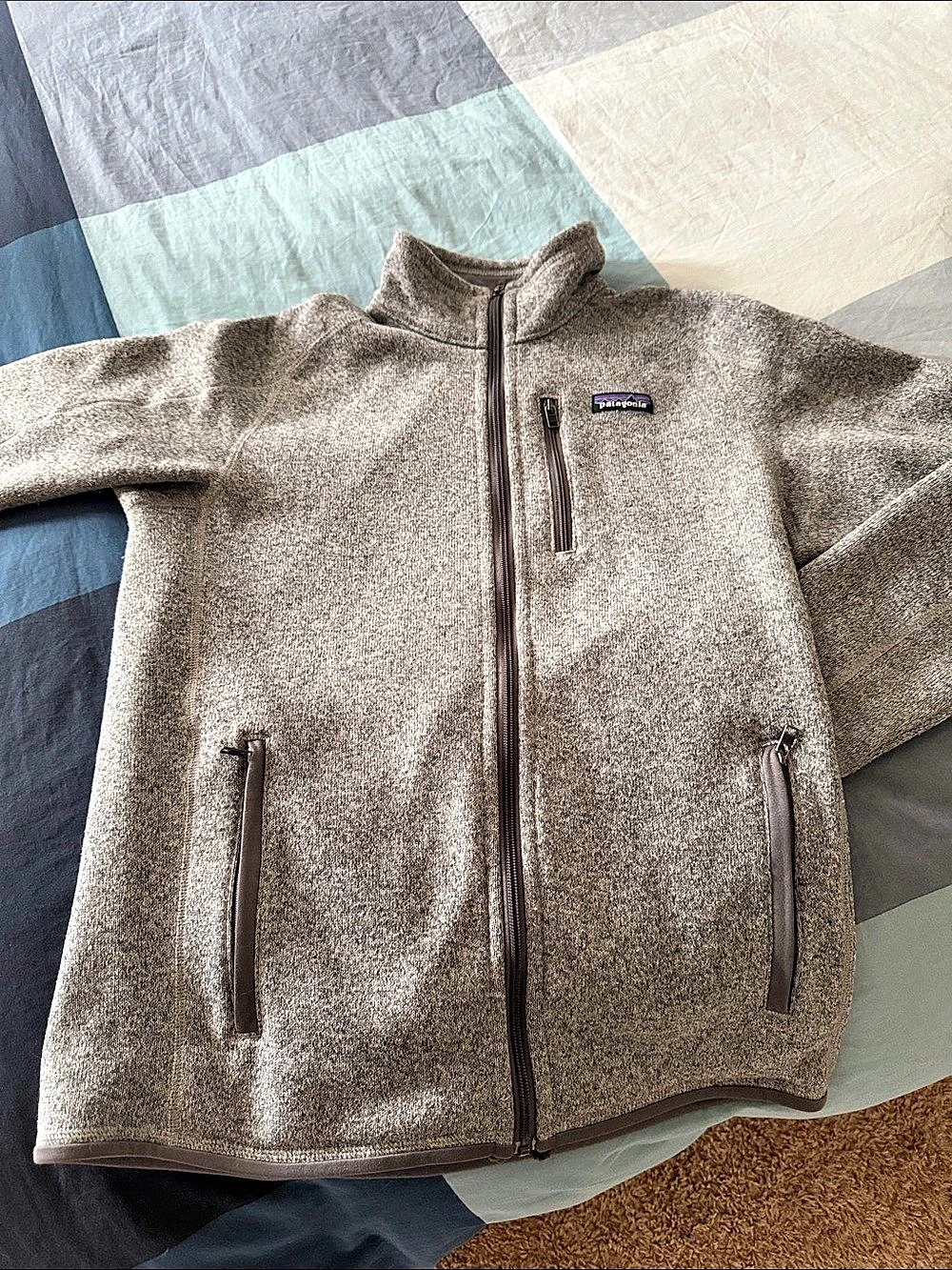 Patagonia Fleece Full-Zip Jacket in Gray